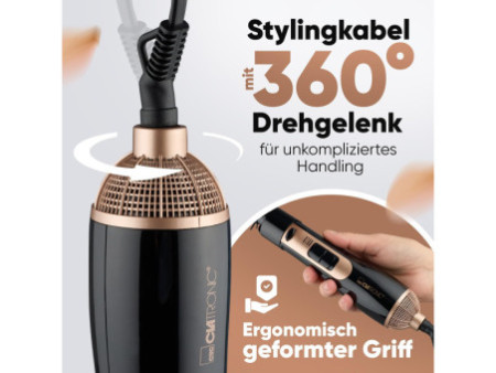 PROFI CARE Multihairstyler 3 en 1 PC-HAS 3132, noir/cuivre