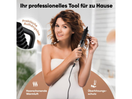PROFI CARE Multihairstyler 3 en 1 PC-HAS 3132, noir/cuivre