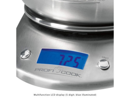 PROFI COOK Balance de cuisine PC-KW 1040, acier inoxydable