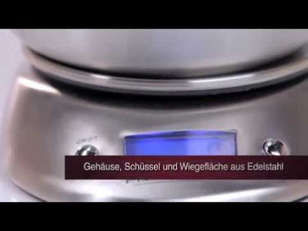 PROFI COOK Balance de cuisine PC-KW 1040, acier inoxydable