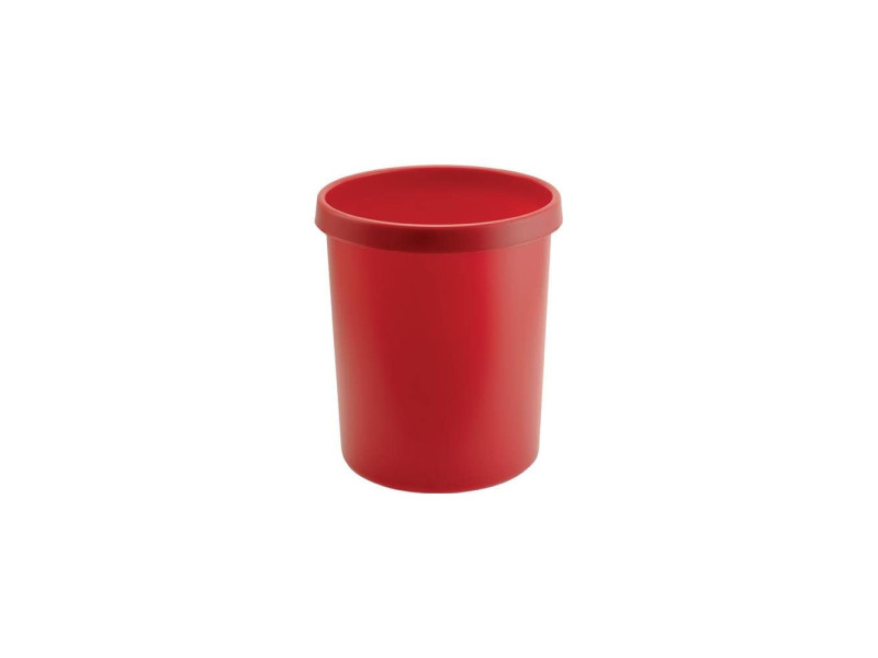 helit Corbeille à papier 'the german', 30 litres, PE, rouge