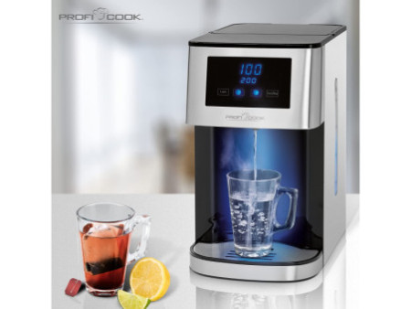 PROFI COOK Fontaine à eau chaude PC-HWS 1145, inox/noir