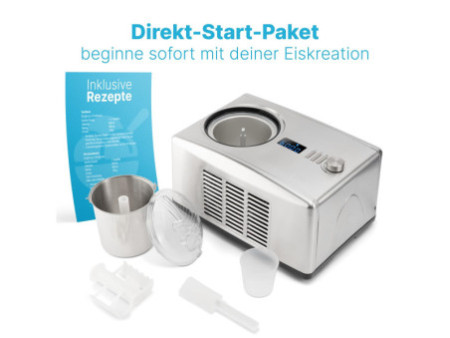 PROFI COOK Sorbetière PC-ICM 1091 N, acier inoxydable