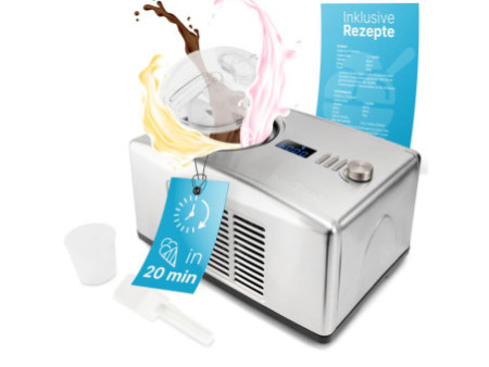 PROFI COOK Sorbetière PC-ICM 1091 N, acier inoxydable