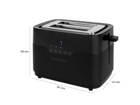 PROFI COOK Grille-pain tactile 2 tranches PC-TA 1244
