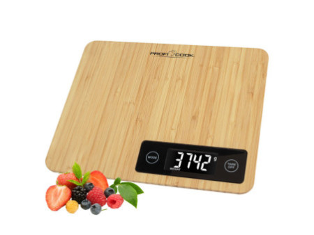 PROFI COOK Balance de cuisine en bambou PC-KW 1271