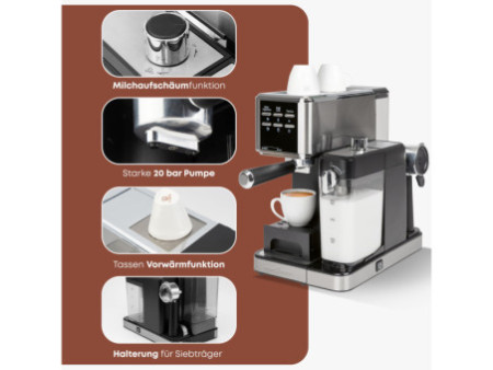 PROFI COOK Machine à expresso PC-ES-KA 1266