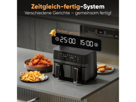 PROFI COOK Friteuse double à air chaud PC-FR 1295 H