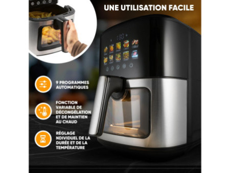 PROFI COOK Friteuse à air chaud PC-FR 1286 H, 6,5 litres