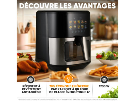 PROFI COOK Friteuse à air chaud PC-FR 1286 H, 6,5 litres