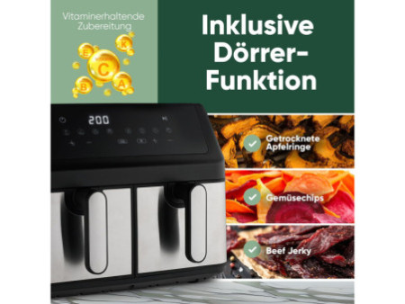 PROFI COOK Friteuse double à air chaud PC-FR 1296 H