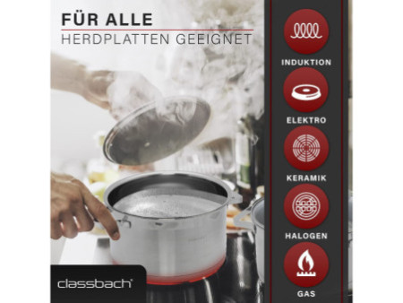 classbach Set de casseroles C-KTS 4015, 6 pièces, acier