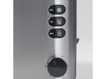 SEVERIN Grille-pain pour 4 tranches AT 2509, inox / noir