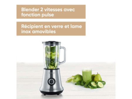 SEVERIN Mixeur SM 3734, 500 watt, inox / noir