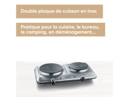 SEVERIN Réchaud électrique double DK 1014, noir