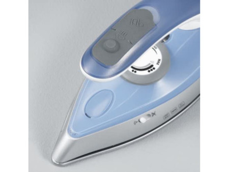 SEVERIN Fer vapeur de voyage BA 3234, argent / bleu
