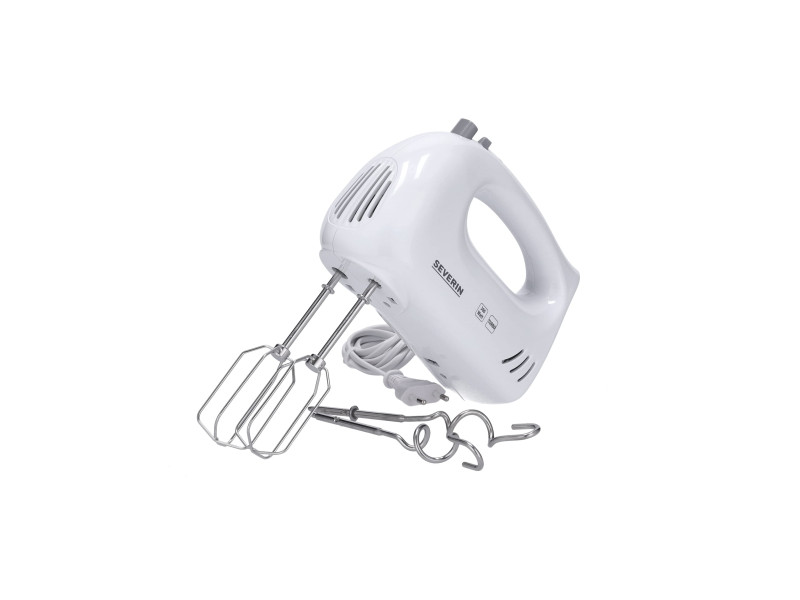 SEVERIN Batteur HM 3820, 300 Watt, blanc / gris