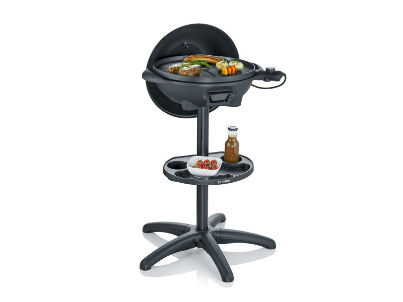 SEVERIN Grill barbecue PG 8541, avec couvercle, 2000 watts