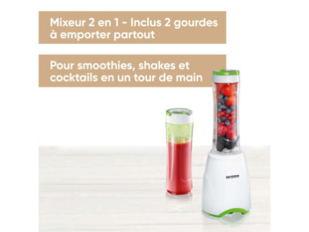 SEVERIN Smoothie Mix & Go SM 3735, blanc / vert