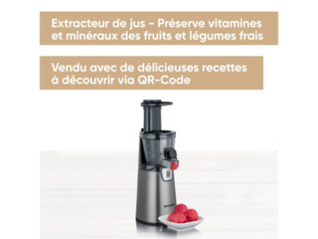 SEVERIN Extracteur de jus 'Slow Juicer' ES 3571, 150 W