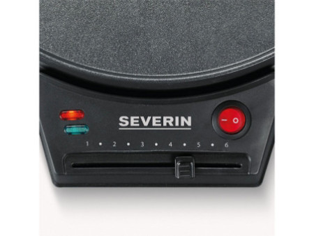 SEVERIN Crêpière CM 2198, 1.000 Watt, noir
