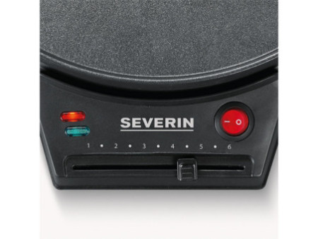 SEVERIN Crêpière CM 2198, 1.000 Watt, noir