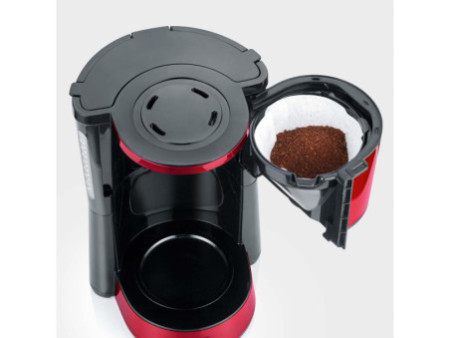SEVERIN Cafetière électrique KA 4817 TYPE, rouge / noir