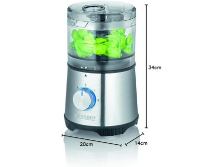 SEVERIN Hachoir compact multifonctions KM 3865, 400 watts