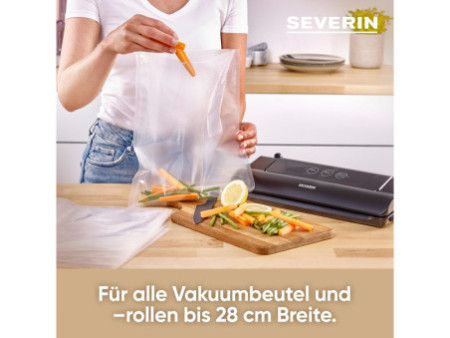 SEVERIN Appareil d'emballage sous vide FS 3610, noir