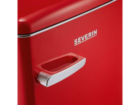 SEVERIN Réfrigérateur sous plan rétro, RKS 8830, rouge