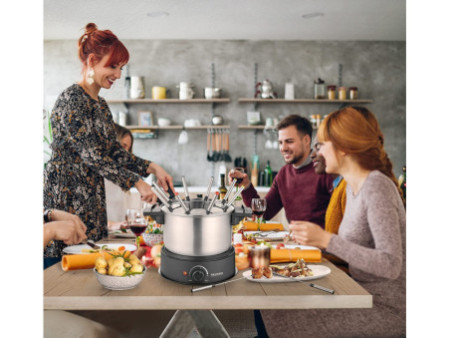 SEVERIN Appareil à fondue FO 2470, acier inoxydable / noir