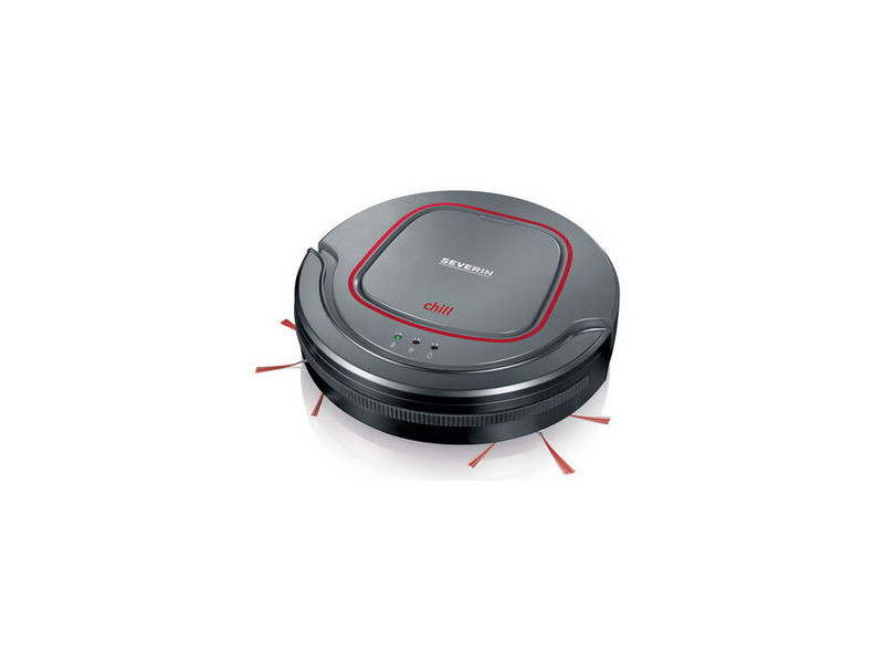 SEVERIN Aspirateur robot Chill RB 7025, noir/rouge