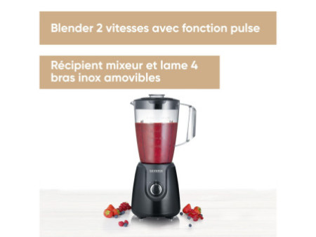 SEVERIN Mixeur blender SM 3707, noir