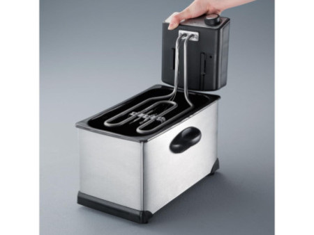 SEVERIN Friteuse électrique FR 3431, acier inoxydable/noir