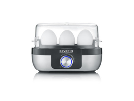 SEVERIN Cuiseur à oeufs EK 3163, pour 3 oeufs, inox / noir