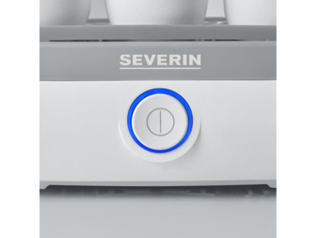 SEVERIN Cuiseur à oeufs EK 3164, pour 6 oeufs, blanc/gris