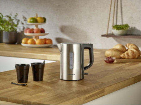 SEVERIN Mini bouilloire WK 3647, noir/acier inoxydable