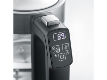 SEVERIN Mini bouilloire en verre WK 3458, inox / noir