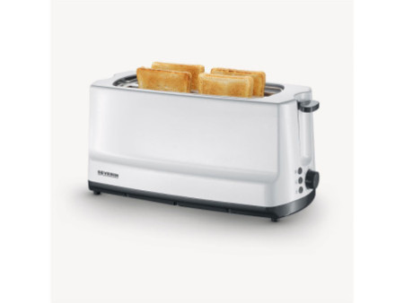 SEVERIN Grille-pain 4 tranches AT 2234, blanc / noir