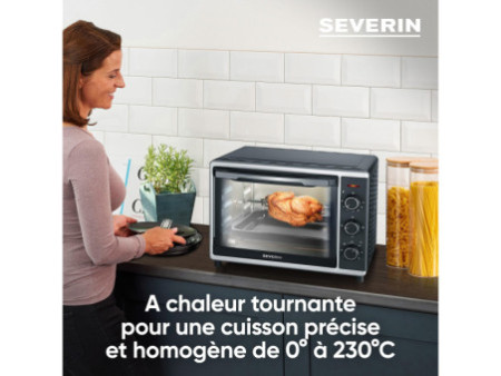 SEVERIN Four toasteur TO 2056, fonction chaleur tournante
