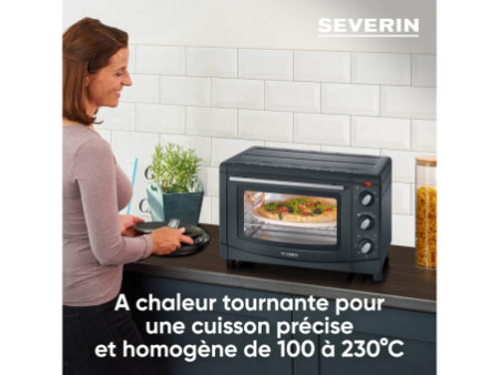 SEVERIN Four toasteur TO 2068, fonction chaleur tournante