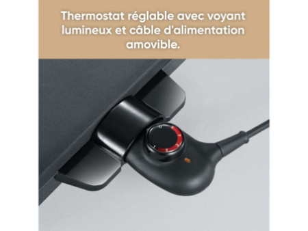 SEVERIN Plancha KG 2397, 2.200 watts, noir