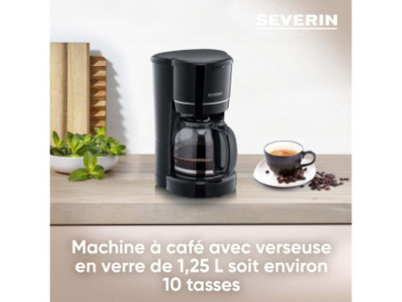 SEVERIN Cafetière électrique KA 4320, 900 W, noir