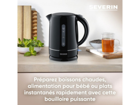 SEVERIN Bouilloire WK 4322, 1,7 litre, noir