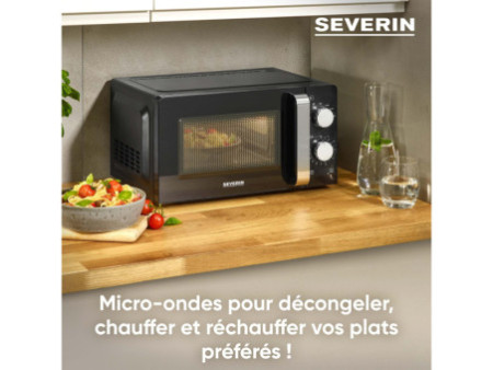 SEVERIN Micro-ondes MW 7886, 700 Watt, noir