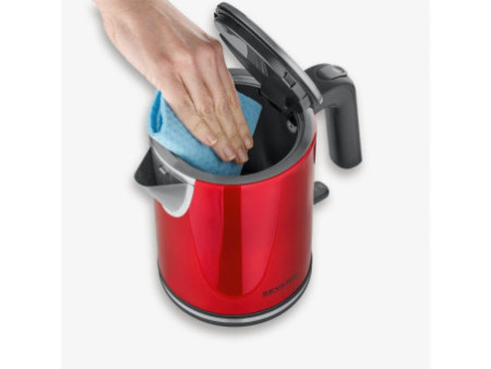 SEVERIN Bouilloire WK 3427, 1 litre, inox/rouge