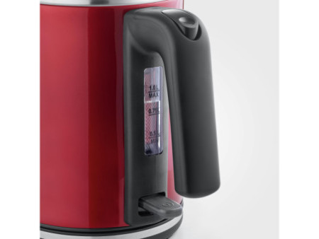 SEVERIN Bouilloire WK 3427, 1 litre, inox/rouge
