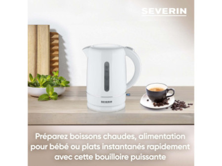 SEVERIN Bouilloire WK 4325, 1,7 litre, blanc