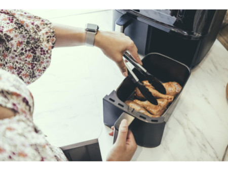SEVERIN Friteuse à air chaud FR 2453, 2 x 3,8 litres