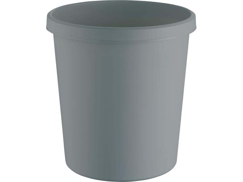 helit Corbeille à papier 'the green german', 18 L,gris clair